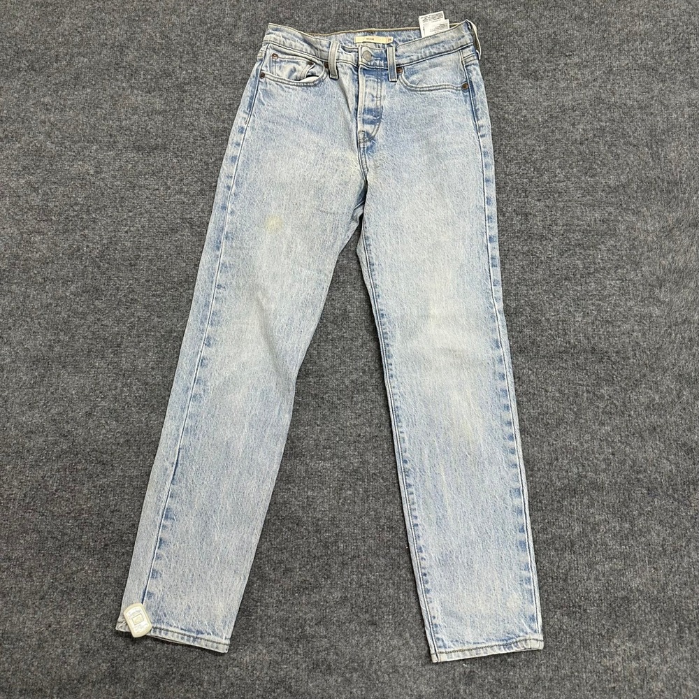 Levi's Jeans Womens 25 Light Wash Blue Wedgie Straight Leg High Rise Denim
